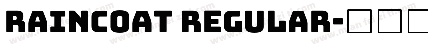 Raincoat Regular字体转换
